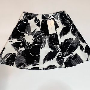 Lucy Paris Black & White A-Line Skirt